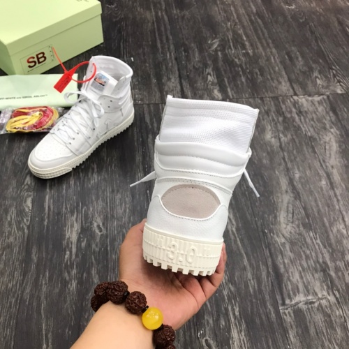 Replica Off-White High Tops Shoes For Women #1032352 $102.00 USD for Wholesale