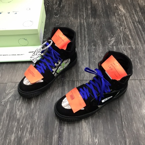 Replica Off-White High Tops Shoes For Women #1032356 $102.00 USD for Wholesale