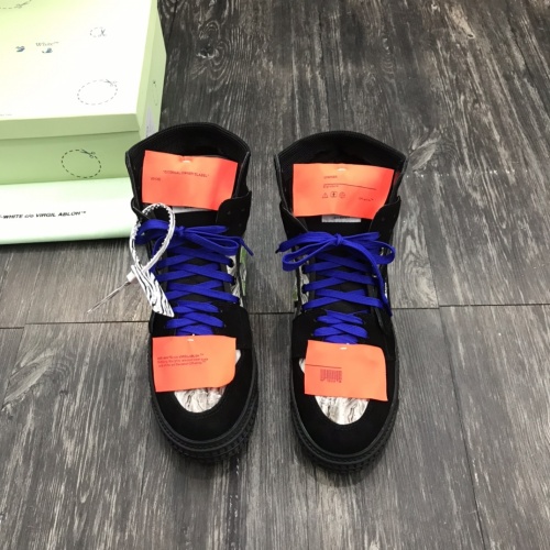 Replica Off-White High Tops Shoes For Women #1032356 $102.00 USD for Wholesale