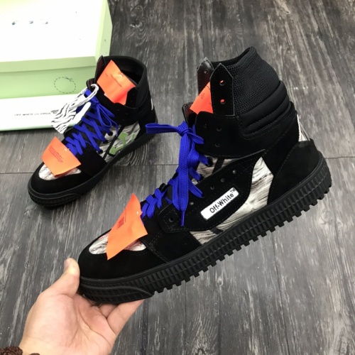 Off-White High Tops Shoes For Men #1032358 $102.00 USD, Wholesale Replica Off-White High Tops Shoes