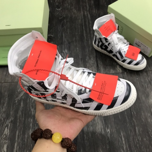 Replica Off-White High Tops Shoes For Women #1032361 $102.00 USD for Wholesale