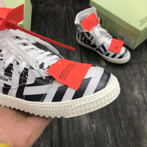 Replica Off-White High Tops Shoes For Women #1032361 $102.00 USD for Wholesale