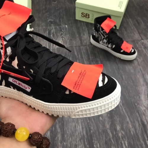Replica Off-White High Tops Shoes For Men #1032368 $102.00 USD for Wholesale