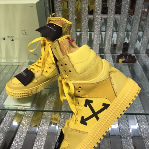 Replica Off-White High Tops Shoes For Women #1032369 $105.00 USD for Wholesale