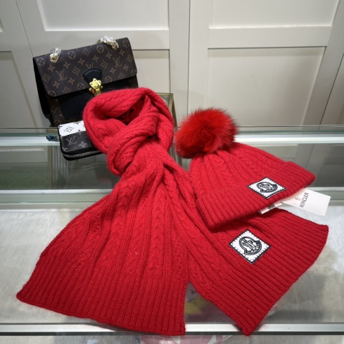 Replica Moncler Wool Hats & Scarf Set #1032457 $52.00 USD for Wholesale