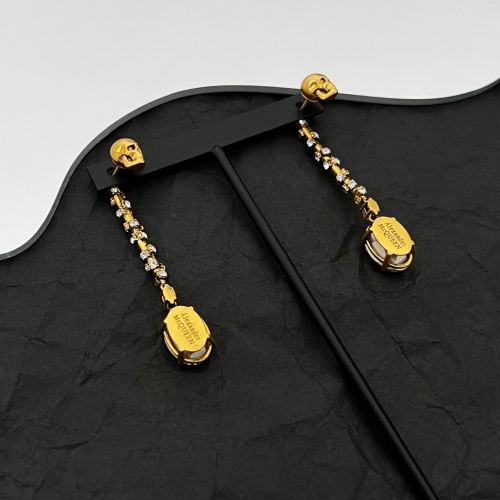 Replica Alexander McQueen Earrings For Women #1032501 $40.00 USD for Wholesale