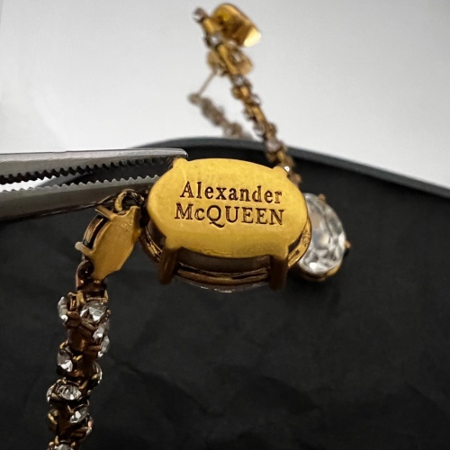 Replica Alexander McQueen Earrings For Women #1032501 $40.00 USD for Wholesale