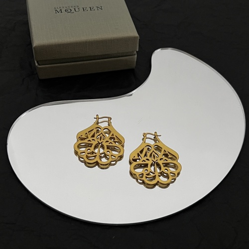 Replica Alexander McQueen Earrings For Women #1032504 $40.00 USD for Wholesale