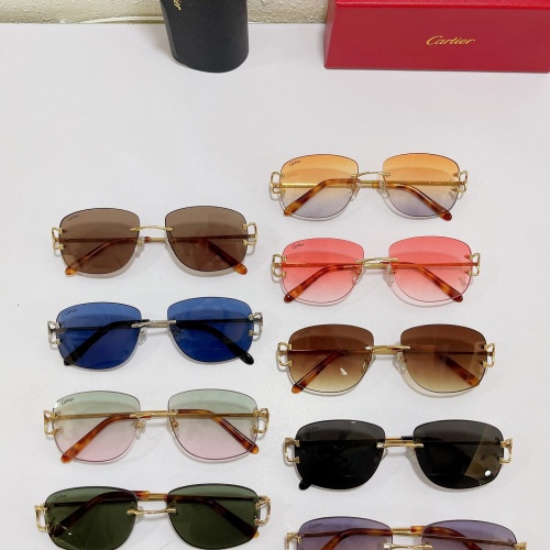 Replica Cartier AAA Quality Sunglassess #1032790 $64.00 USD for Wholesale
