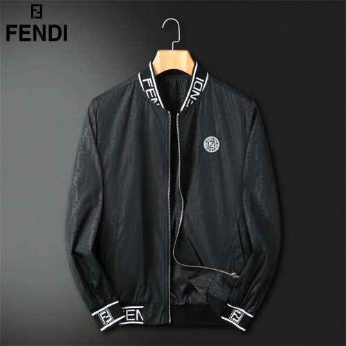 Fendi Jackets Long Sleeved For Men #1033182 $72.00 USD, Wholesale Replica Fendi Jackets