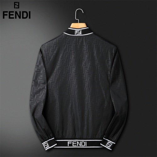 Replica Fendi Jackets Long Sleeved For Men #1033182 $72.00 USD for Wholesale