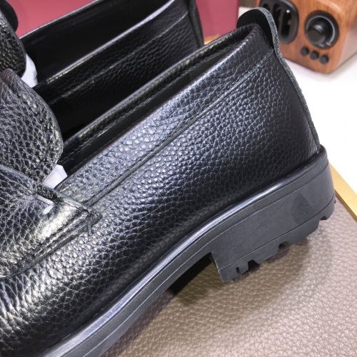 Replica Salvatore Ferragamo Leather Shoes For Men #1033224 $92.00 USD for Wholesale