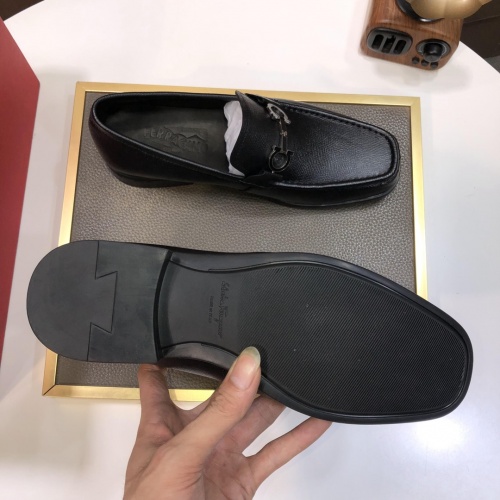 Replica Salvatore Ferragamo Leather Shoes For Men #1033231 $92.00 USD for Wholesale