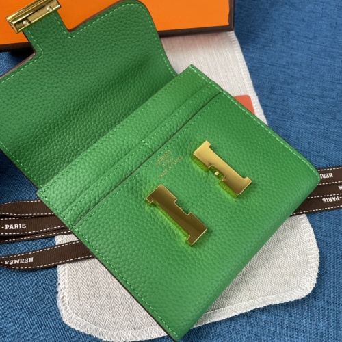 Replica Hermes AAA Quality Wallets #1033293 $52.00 USD for Wholesale
