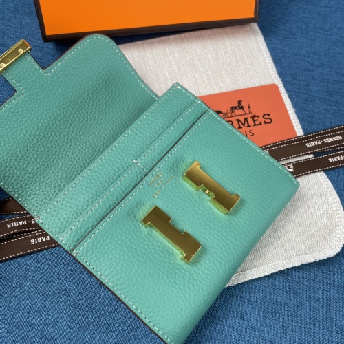 Replica Hermes AAA Quality Wallets #1033294 $52.00 USD for Wholesale