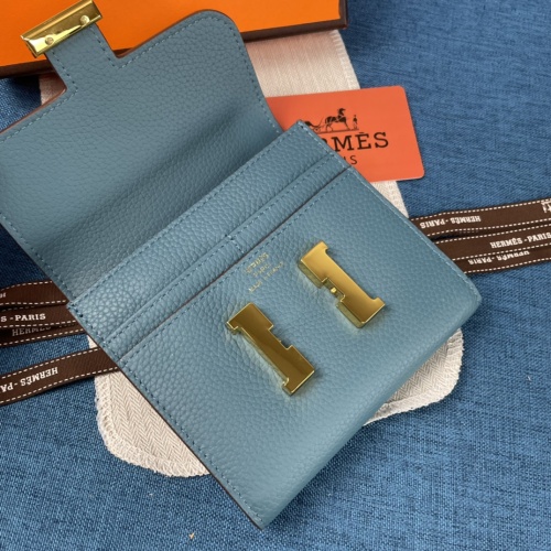 Replica Hermes AAA Quality Wallets #1033295 $52.00 USD for Wholesale