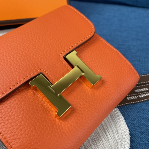 Replica Hermes AAA Quality Wallets #1033300 $52.00 USD for Wholesale