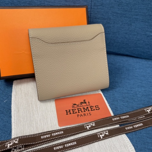 Replica Hermes AAA Quality Wallets #1033303 $52.00 USD for Wholesale