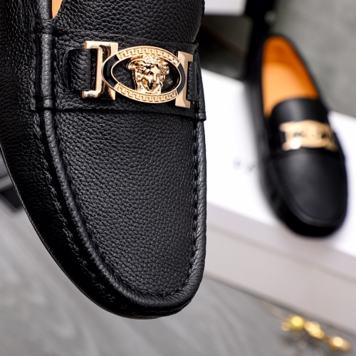 Replica Versace Leather Shoes For Men #1033341 $68.00 USD for Wholesale