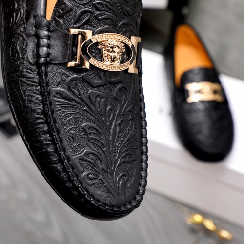 Replica Versace Leather Shoes For Men #1033343 $68.00 USD for Wholesale