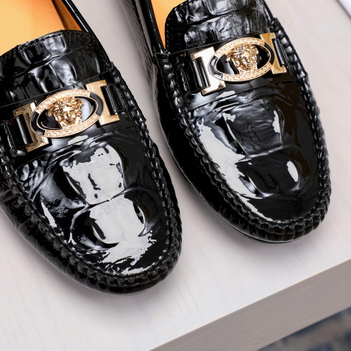 Replica Versace Leather Shoes For Men #1033491 $68.00 USD for Wholesale