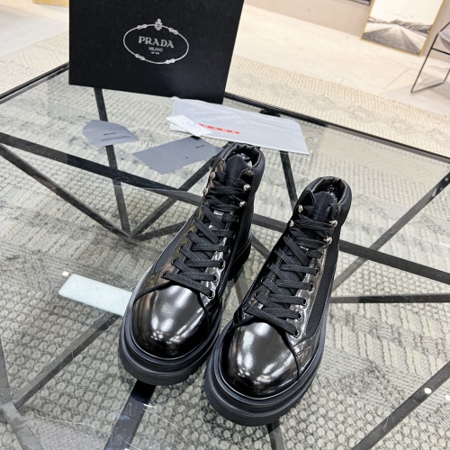 Replica Prada Boots For Men #1033550 $145.00 USD for Wholesale