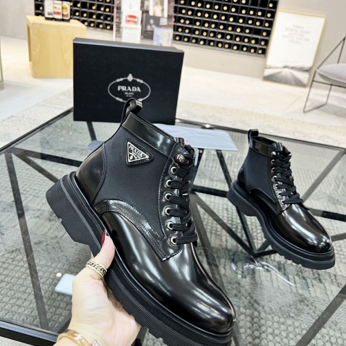 Replica Prada Boots For Men #1033551 $145.00 USD for Wholesale
