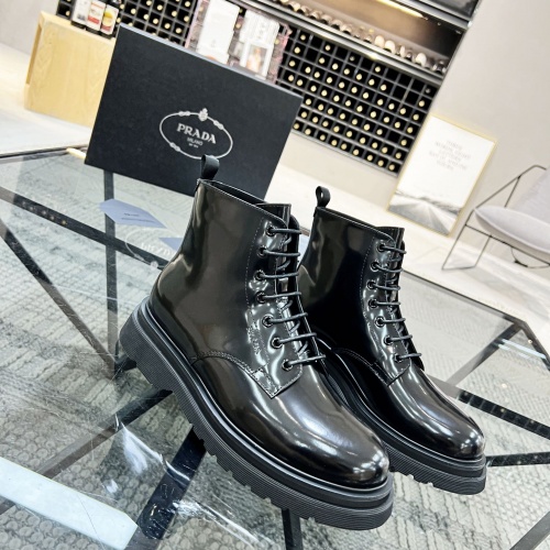 Replica Prada Boots For Men #1033553 $150.00 USD for Wholesale