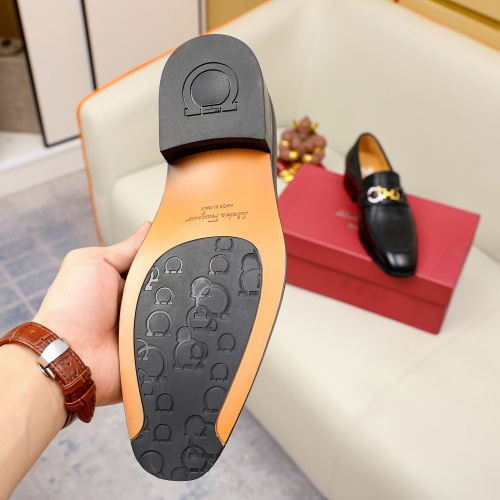 Replica Salvatore Ferragamo Leather Shoes For Men #1033632 $82.00 USD for Wholesale
