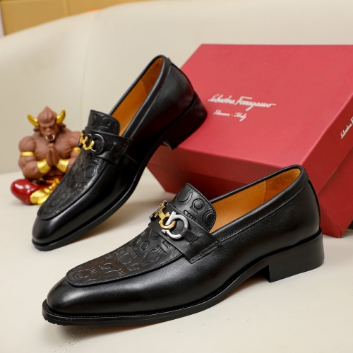 Salvatore Ferragamo Leather Shoes For Men #1033633