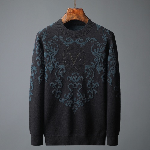 Versace Sweaters Long Sleeved For Men #1033654 $52.00 USD, Wholesale Replica Versace Sweaters