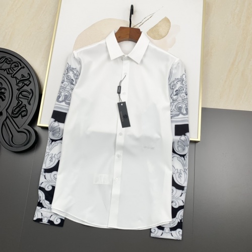 Versace Shirts Long Sleeved For Men #1033707 $60.00 USD, Wholesale Replica Versace Shirts