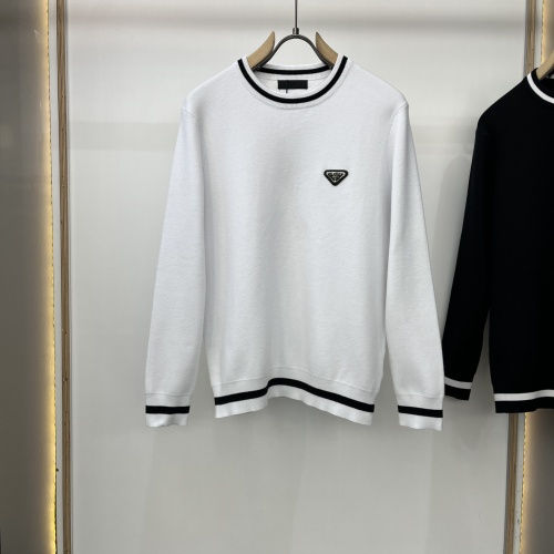 Prada Sweater Long Sleeved For Unisex #1033827 $72.00 USD, Wholesale Replica Prada Sweater