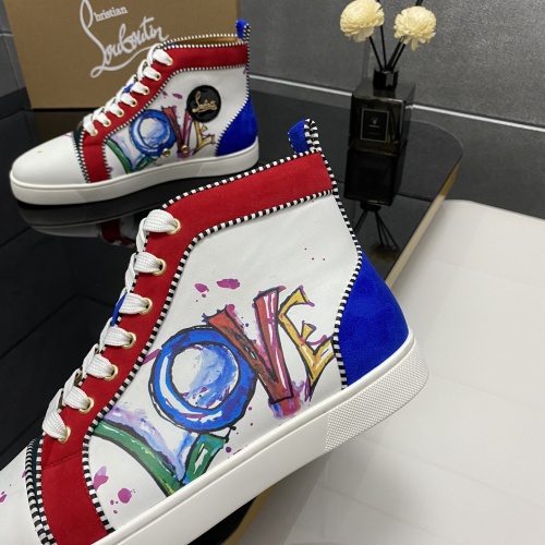 Replica Christian Louboutin High Top Shoes For Women #1033872 $98.00 USD for Wholesale
