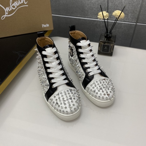 Replica Christian Louboutin High Top Shoes For Women #1033874 $98.00 USD for Wholesale