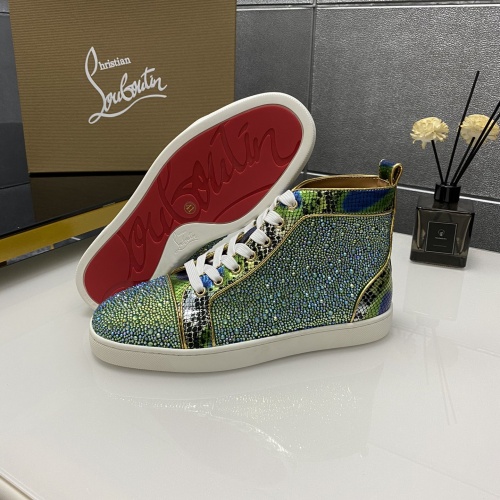 Replica Christian Louboutin High Top Shoes For Men #1033875 $102.00 USD for Wholesale