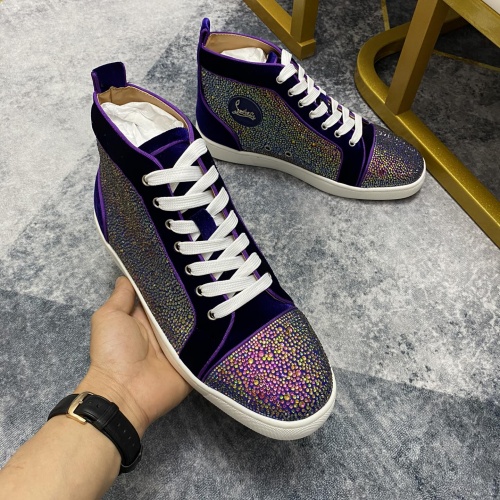 Replica Christian Louboutin High Top Shoes For Men #1033877 $102.00 USD for Wholesale