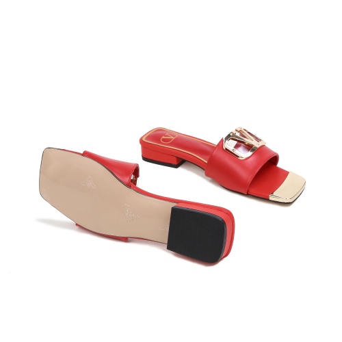Replica Valentino Slippers For Women #1033898 $82.00 USD for Wholesale