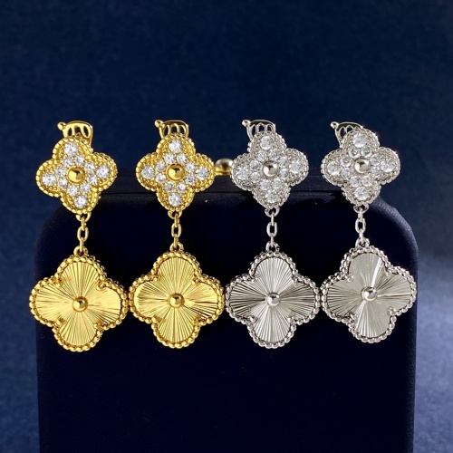 Replica Van Cleef & Arpels Earrings For Women #1033988 $32.00 USD for Wholesale
