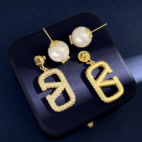 Replica Valentino Earrings For Women #1034072 $34.00 USD for Wholesale