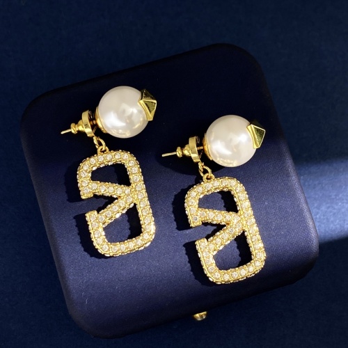 Replica Valentino Earrings For Women #1034072 $34.00 USD for Wholesale