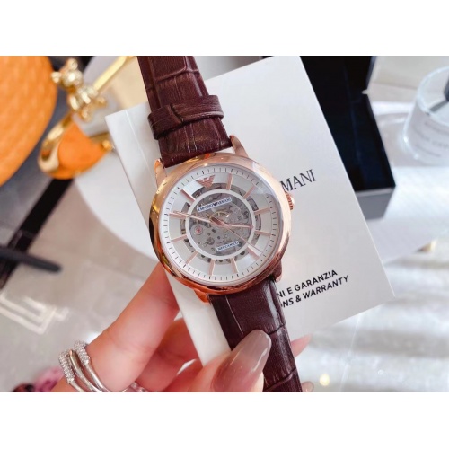 Armani Watches For Men #1034315 $45.00 USD, Wholesale Replica Armani Watches