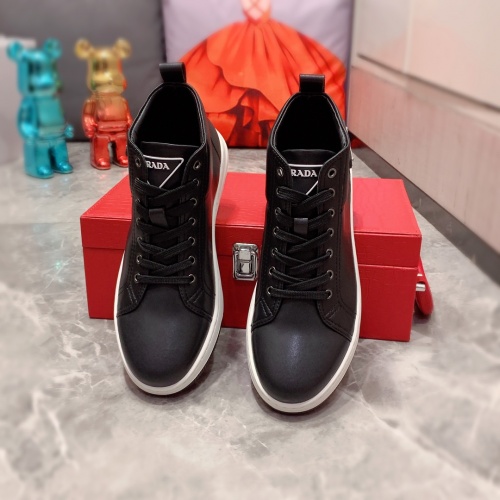 Replica Prada High Top Shoes For Men #1034467 $76.00 USD for Wholesale