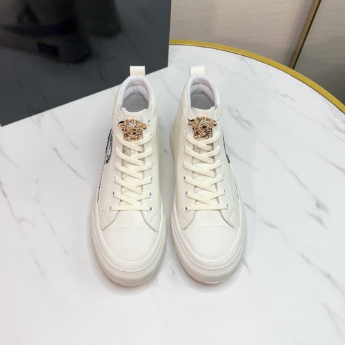 Replica Versace High Tops Shoes For Men #1034473 $85.00 USD for Wholesale