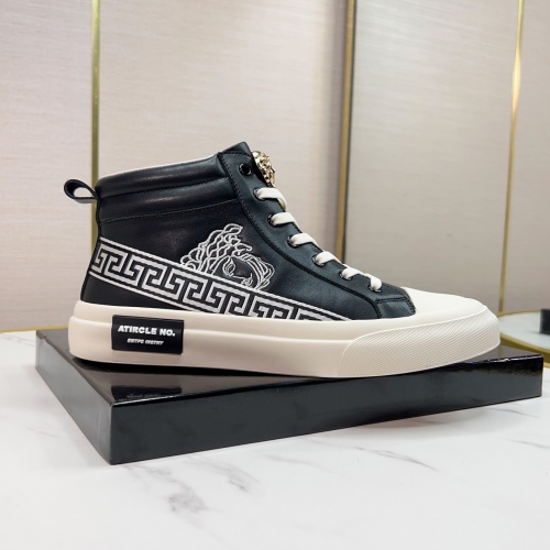 Replica Versace High Tops Shoes For Men #1034474 $85.00 USD for Wholesale