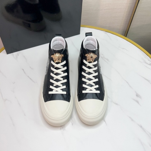 Replica Versace High Tops Shoes For Men #1034474 $85.00 USD for Wholesale