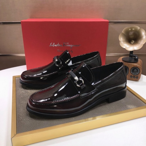 Salvatore Ferragamo Leather Shoes For Men #1034545