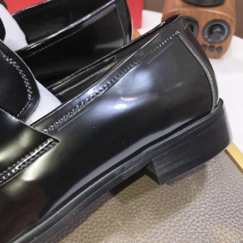 Replica Salvatore Ferragamo Leather Shoes For Men #1034546 $88.00 USD for Wholesale