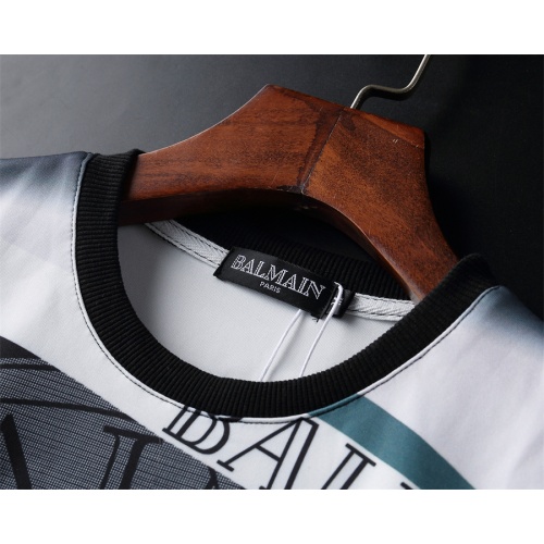 Replica Balmain Hoodies Long Sleeved For Men #1034611 $40.00 USD for Wholesale