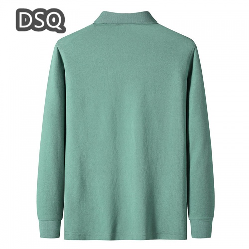 Replica Dsquared T-Shirts Long Sleeved For Men #1034662 $38.00 USD for Wholesale